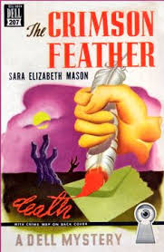 Book cover of The Crimson Feather by Sara Elizabeth Mason (1945)